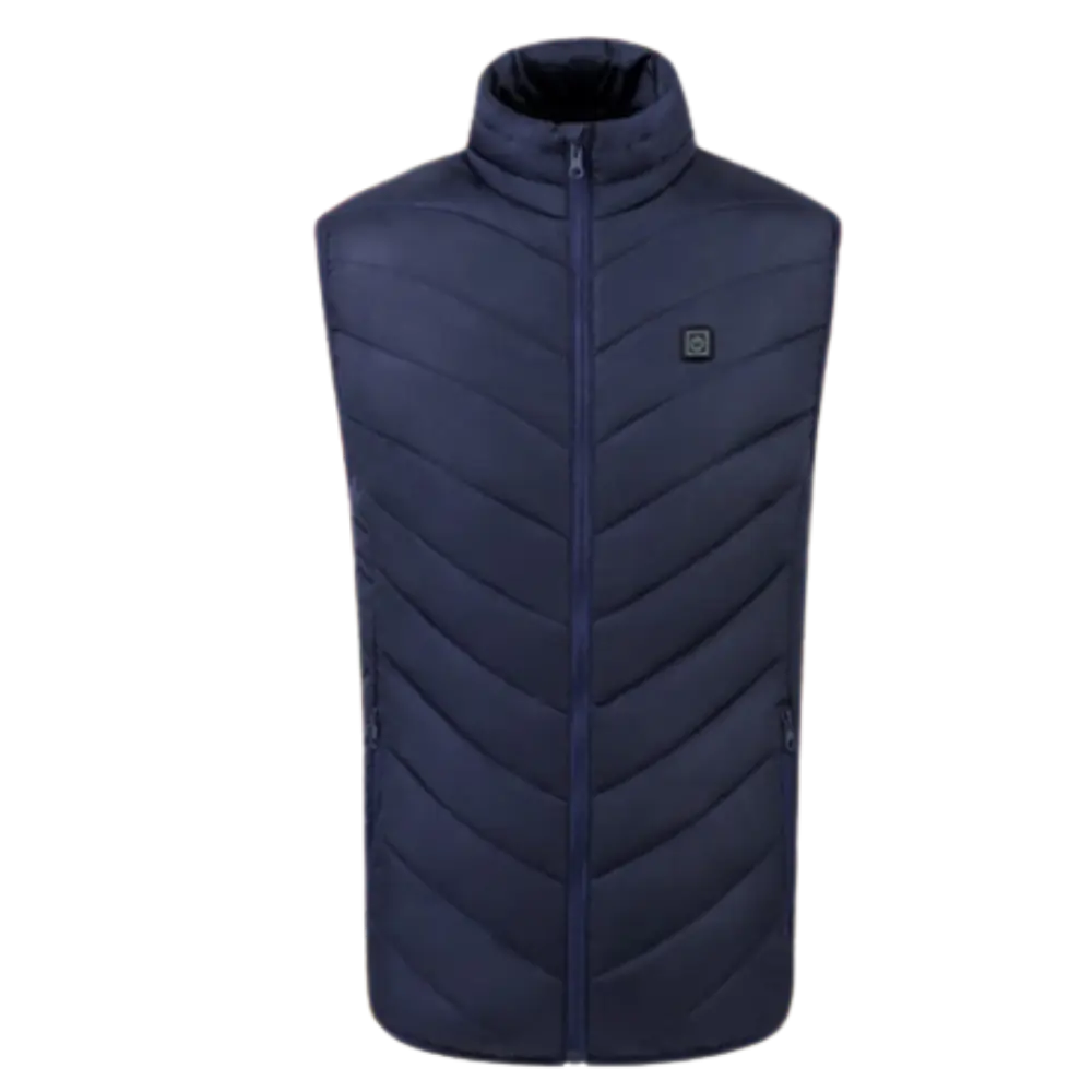 Unisex Heated Vest -Navy Blue - Zoozto