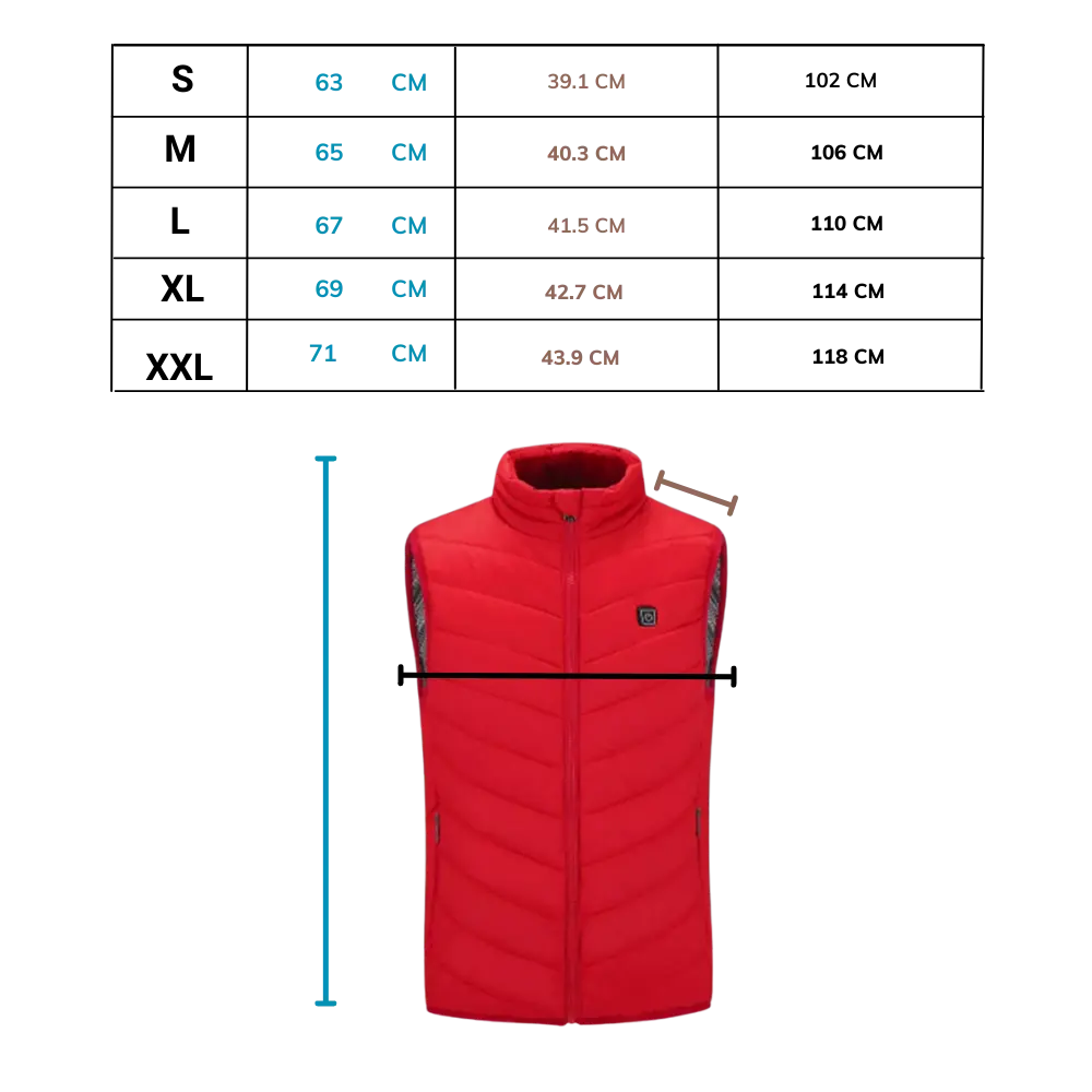 Unisex Heated Vest - Zoozto