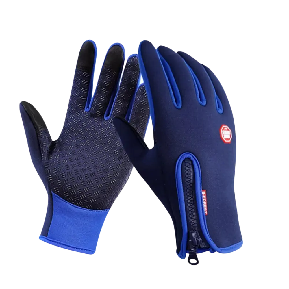 Unisex Thermal Winter Gloves -Blue - Zoozto