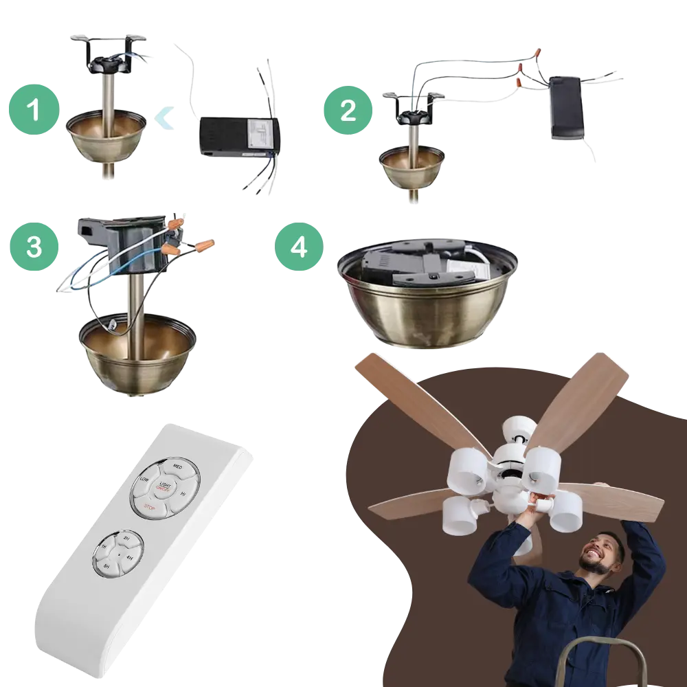 Universal Ceiling Fan Remote Control - Zoozto