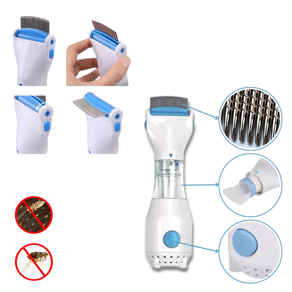 Universal Electric Lice Comb - Zoozto