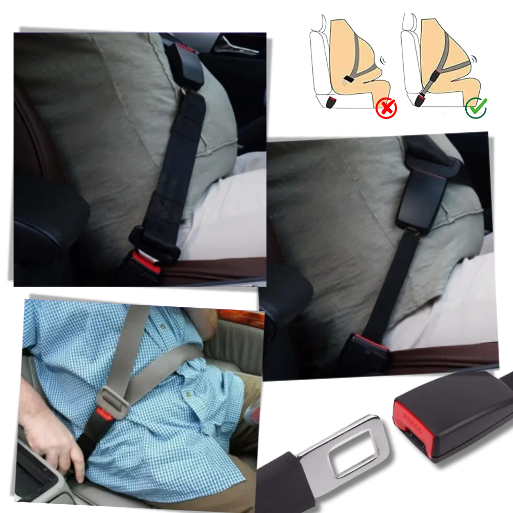 Universal Seat Belt Extender for Comfort - Zoozto