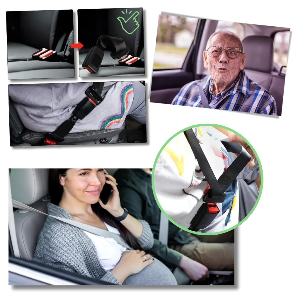 Universal Seat Belt Extender for Comfort - Zoozto
