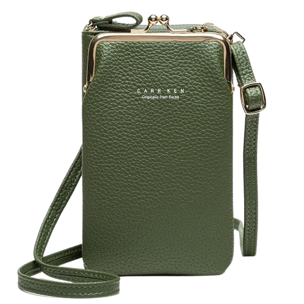 Waterproof Crossbody Pocket Bag -Green - Zoozto