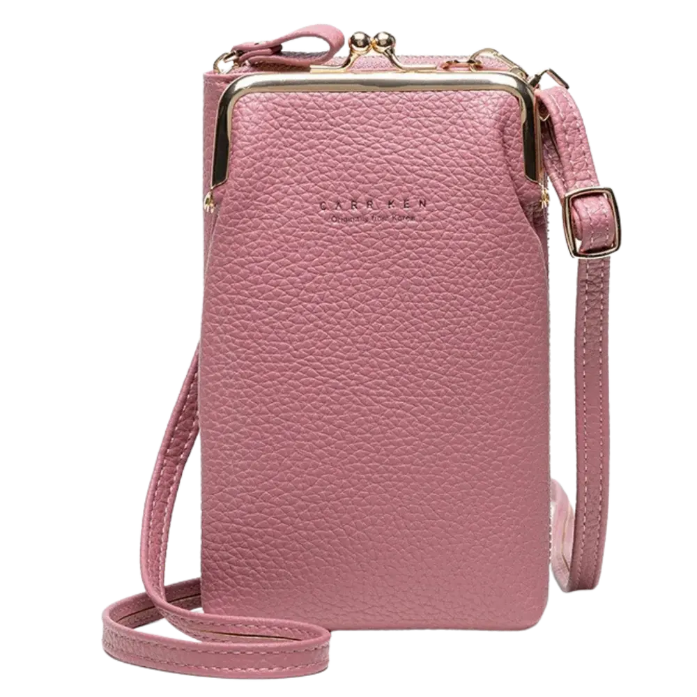 Waterproof Crossbody Pocket Bag -Purple - Zoozto