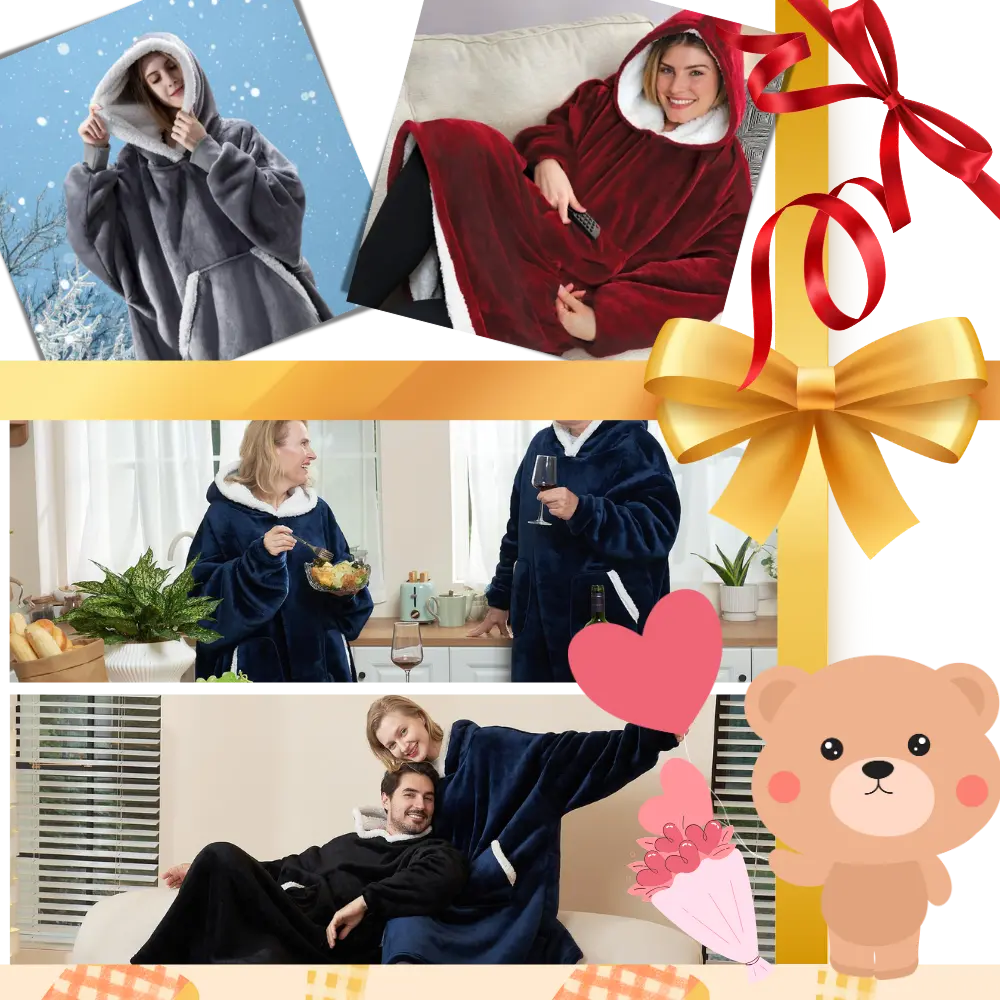 Wearable Blanket Hoodie - Zoozto
