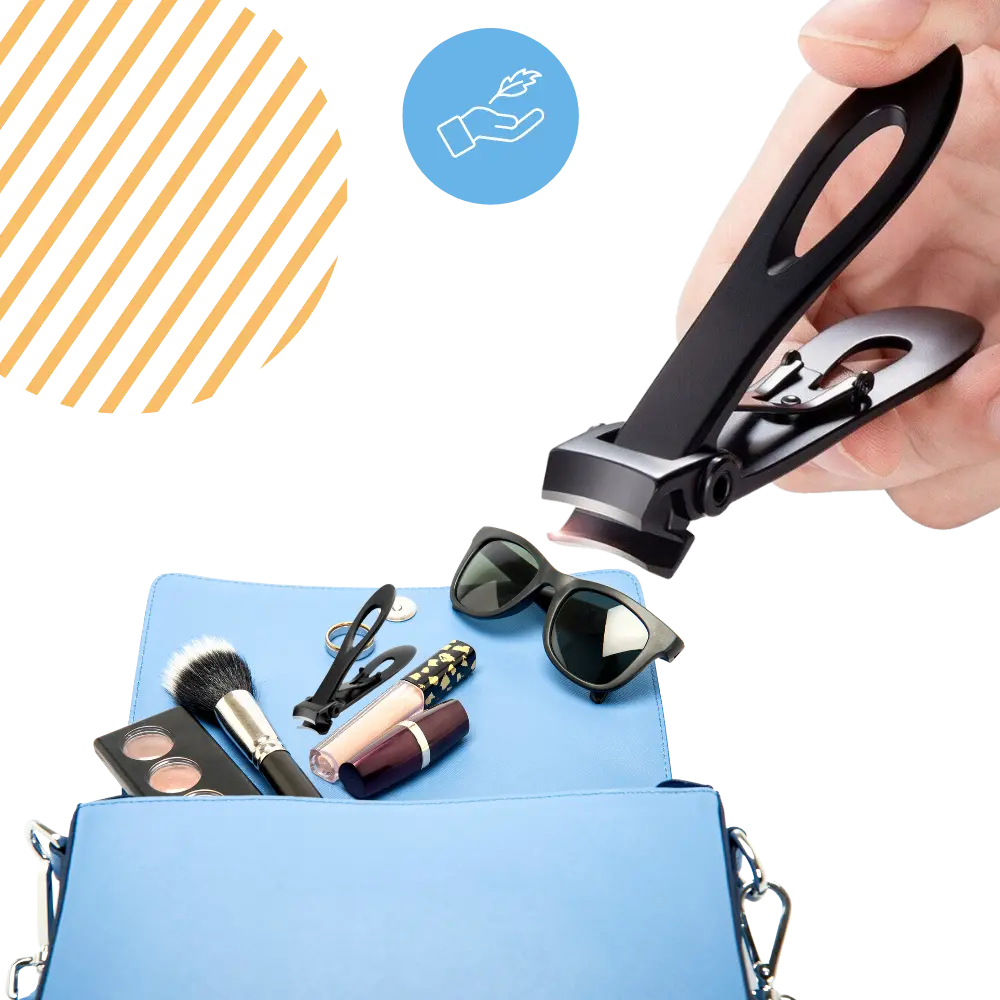 Wide Jaw Nail Clippers for Thick Nails - Zoozto