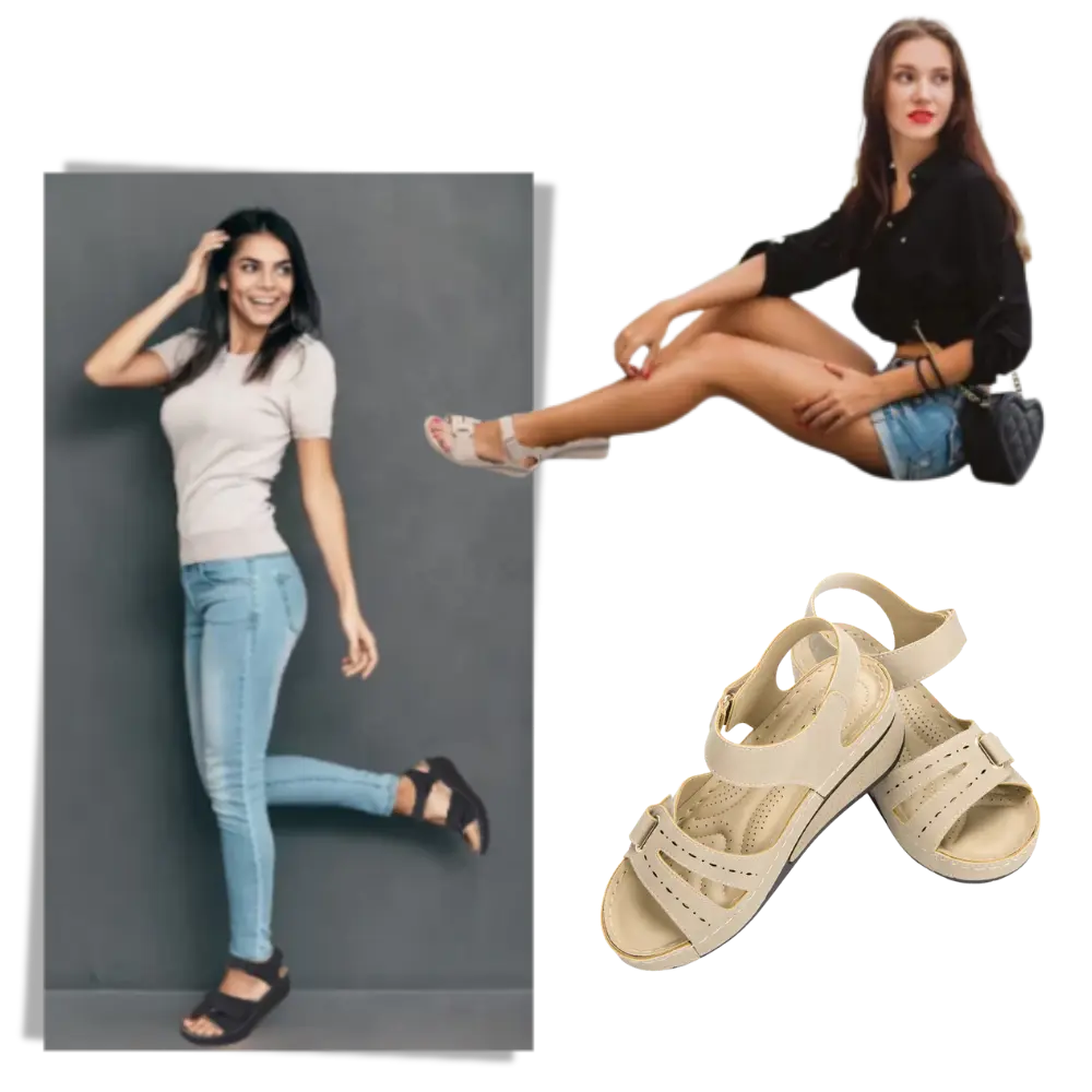 Womens Orthopedic Sandals with Arch Support - Zoozto