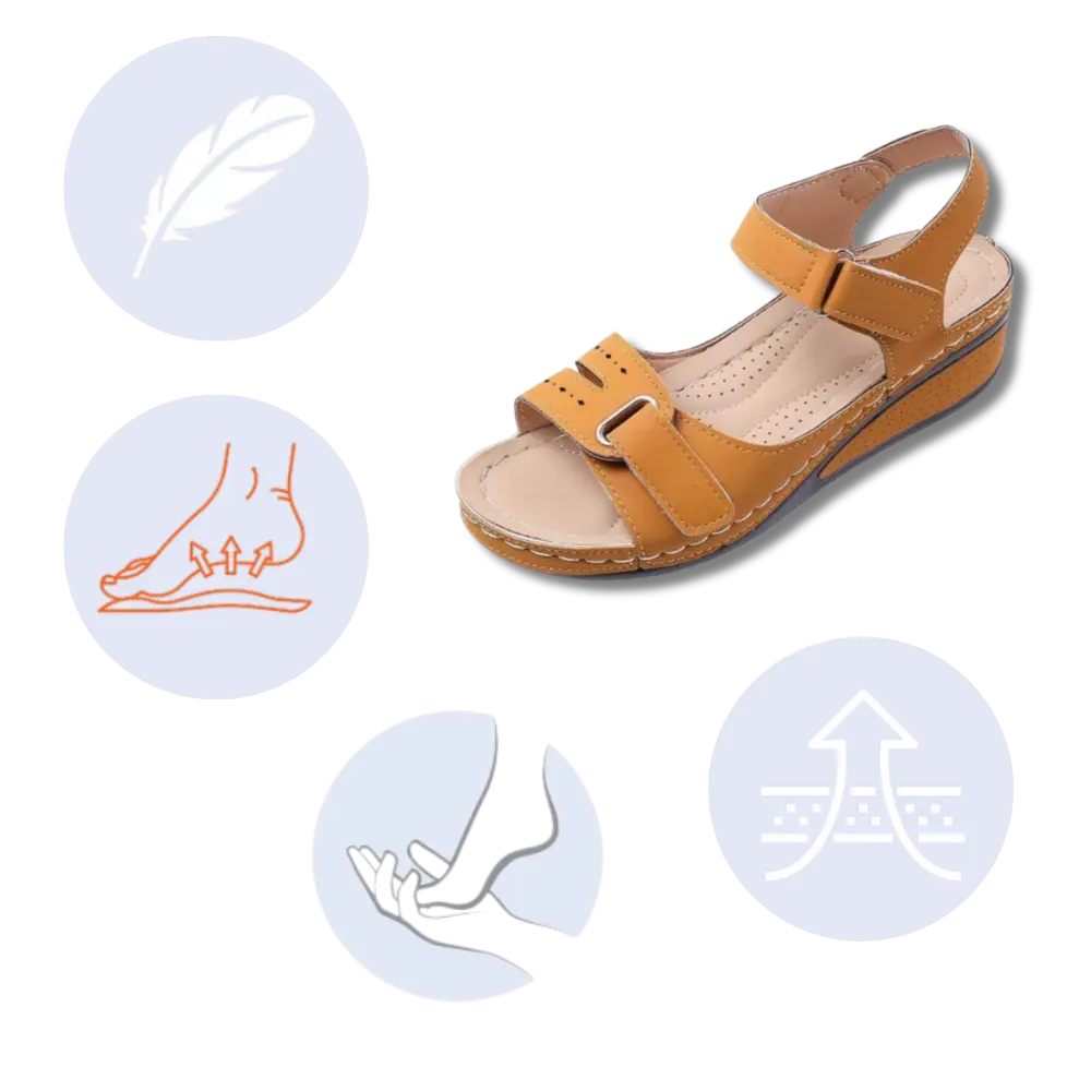 Womens Orthopedic Sandals with Arch Support - Zoozto