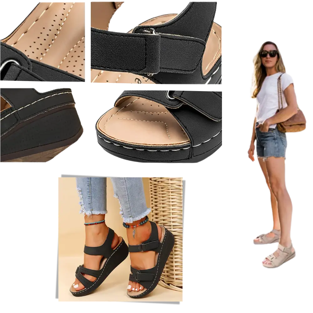 Womens Orthopedic Sandals with Arch Support - Zoozto