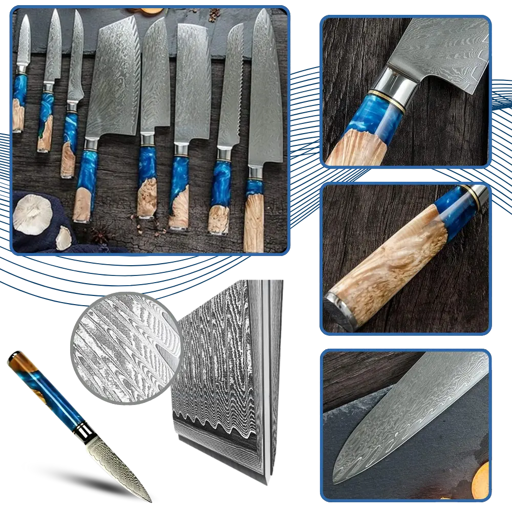 Yellow Sea Series Japanese Knives Set - Zoozto